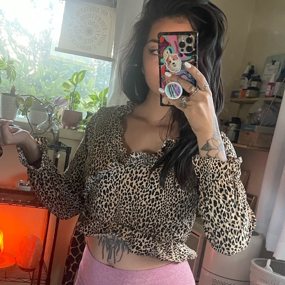 Leopard blouse - Picture 3 of 4